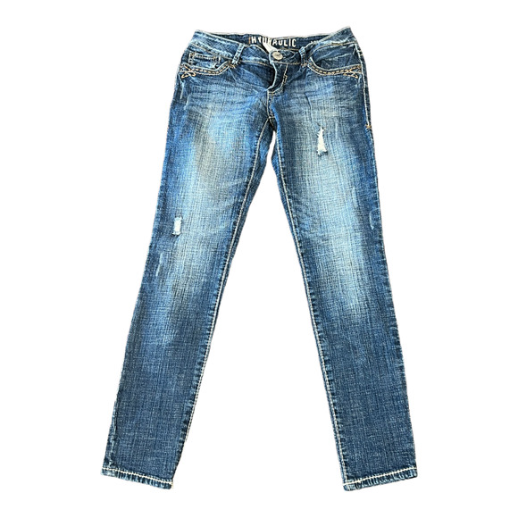 Hydraulic Vikki Denim Legging Jegging Jeans sz 3/4 - Picture 1 of 6